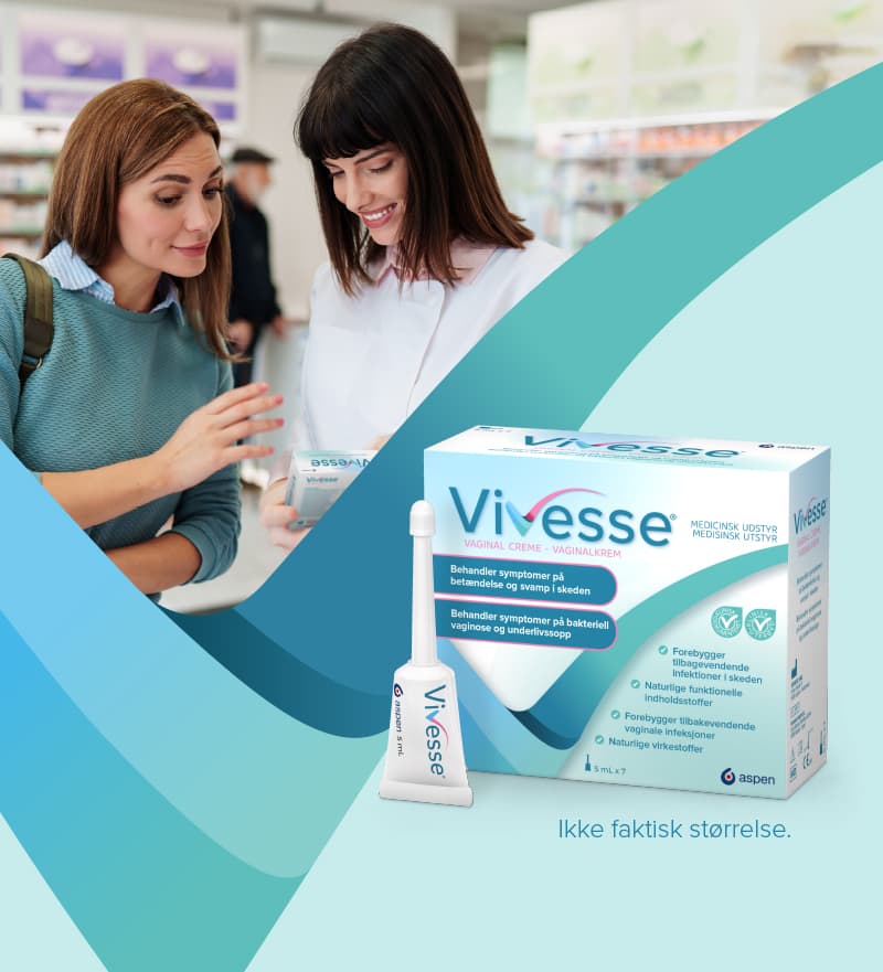 Når og hvordan du bruker Vivesse Vaginalkrem og dosering.